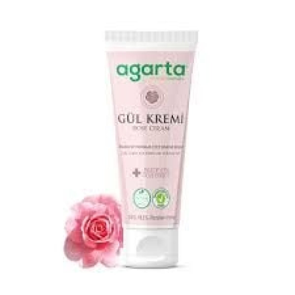 Agarta Yüz ve El Nemlendirici Gül Aromalı Cilt Bakım Kremi 75 ml