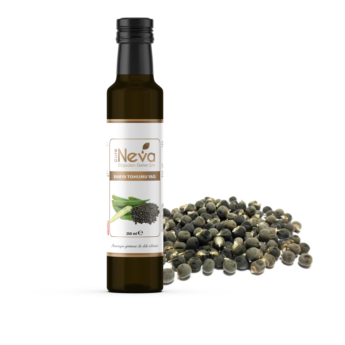 Cureneva Bamya Tohumu  Yağı 250 ml