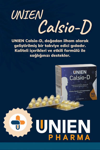 Calsio-d 90 Tablet/kalsiyum Magnezyum Çinko L-lizin Bromelain Vitamin Içeren Takviye Edici Gıda