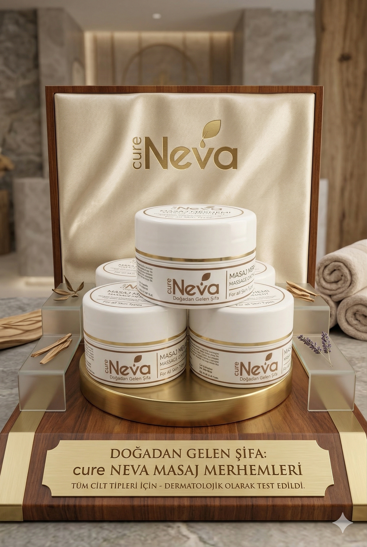 Cureneva Masaj Merhemi 100 ml Katkısız